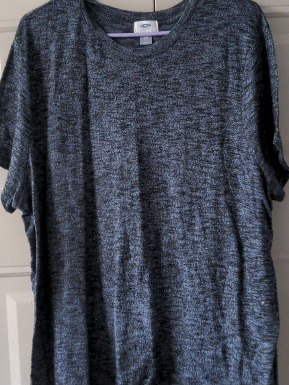 Old Navy Heathered Dark Gray Short Sleeve Tee